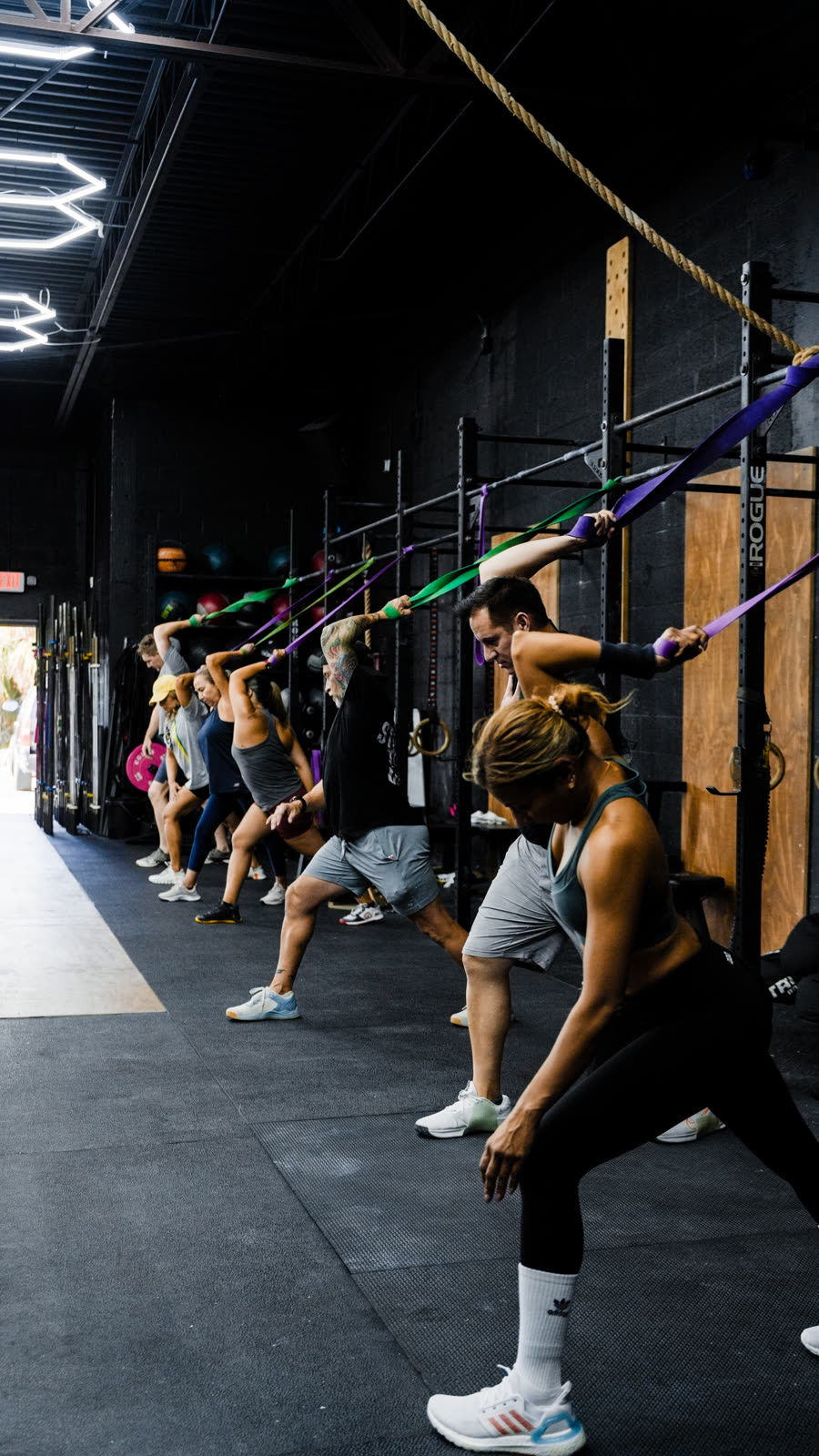 Group conditioning class