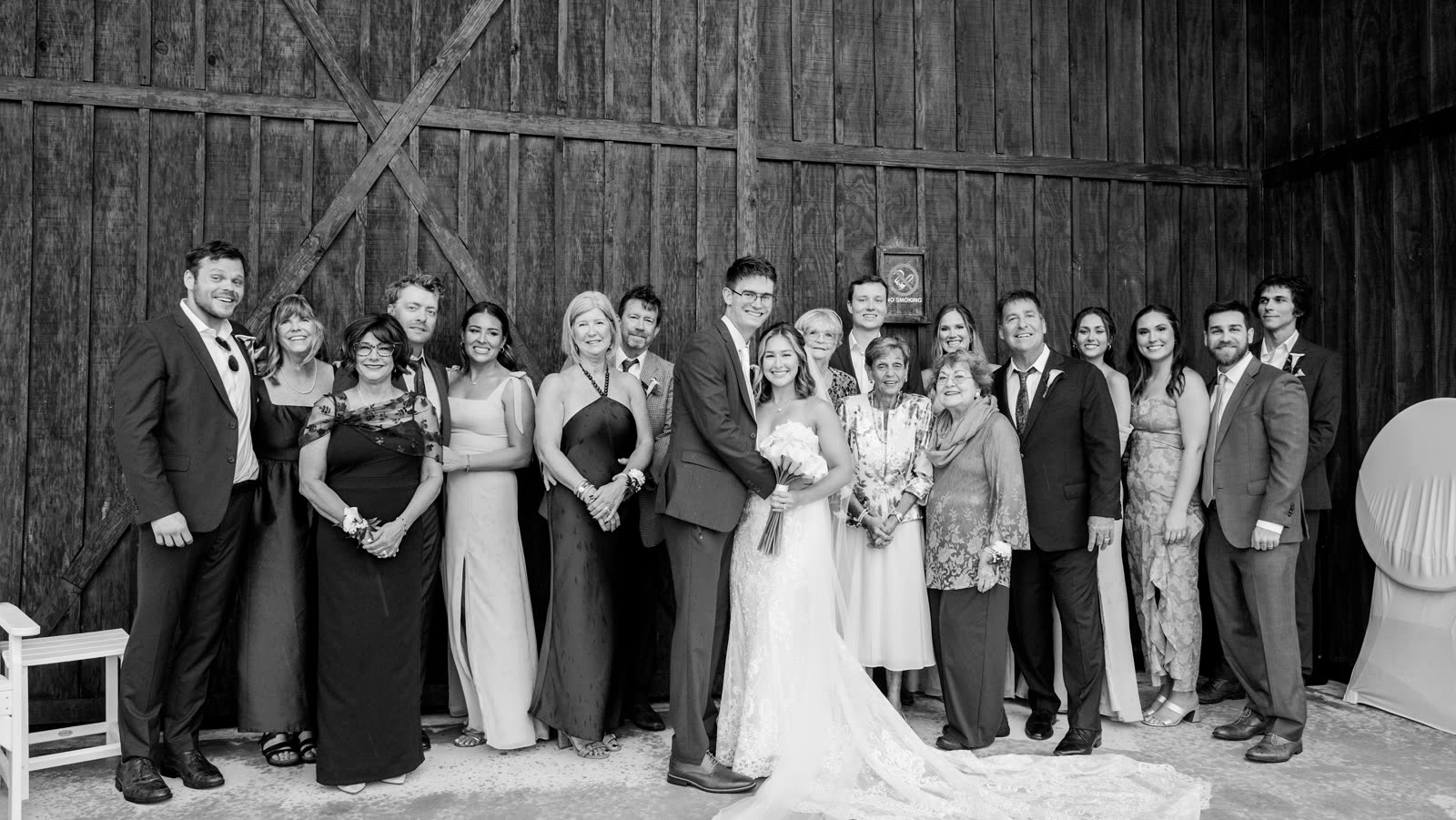 Wedding party portrait